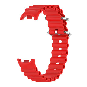 Ocean Loop Strap WaterProof Sport Replacement for Mi 8 Watch-Red