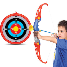 Archery Bow and Arrow Toy for Kids with Target and Quiver Garden Fun Game-535J