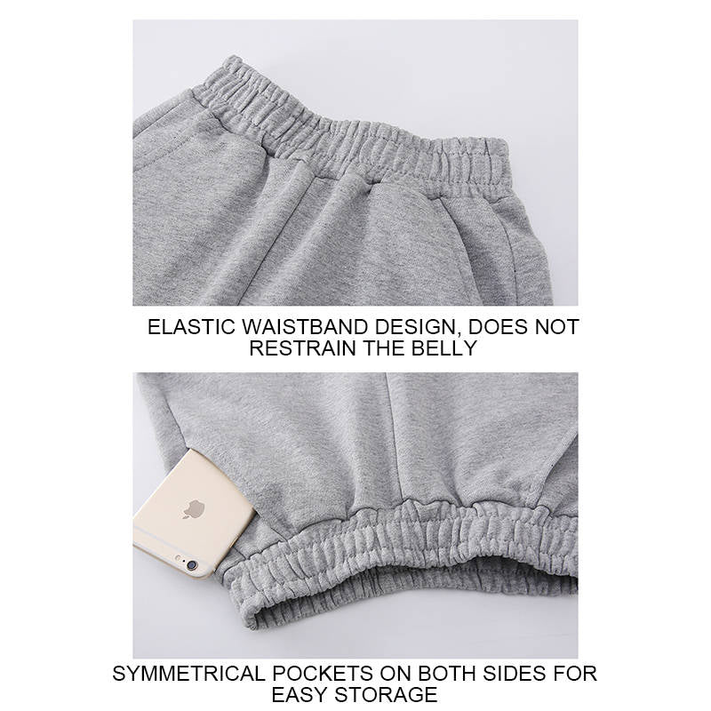 Girls Joggers Long Pants Pockets Outdoor Casual Trousers Rainbow-Black