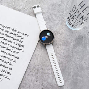 Sports Watch Strap Wave Pattern for Samsung Gear S2 Huawei Watch GT-White