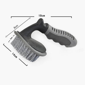 Car Wheel and Rim Detailing Brush with Comfort Grip-T Brush