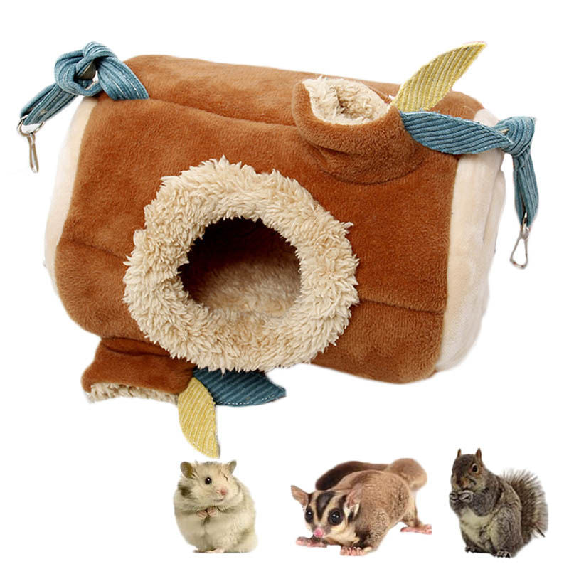 Hamster Tree Stump Hammock Warm House Nest