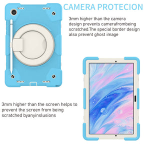 Tab A 8 X200/X205 Samsung Tablet Case with 360¡ãSwivel Stand-Sky Blue