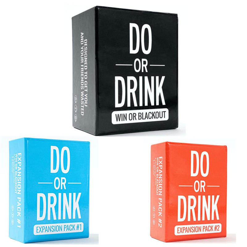 Do or Drink Party Card Game for Camping College Party Funny for Men & Women