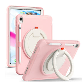 Tablet Case For iPad 10th Full Body Protection with 360¡ã Stand Portable-Pink