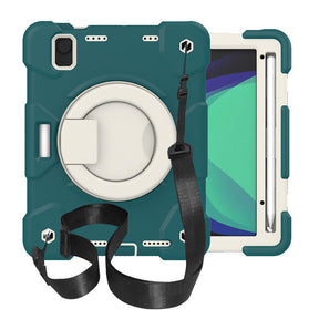 iPad Case For iPad Mini 6 with 360¡ãSwivel Stand-Blackish Green