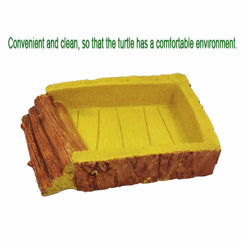 Reptile Food Bowl Habitat Breeding Box for Amphibians-GD019