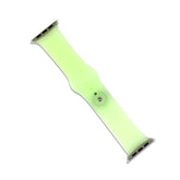 Transparent Silicone Watch Band For Apple Watch SE/6/5/4/3/2/1(Green)