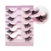 Half Lashes Natural Looking Cat Eye Fluffy 3D Curly False Eyelashes-34