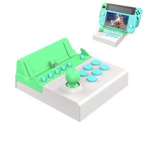 Mini Arcade Stick Fighting Games for Nintendo Switch-Blue