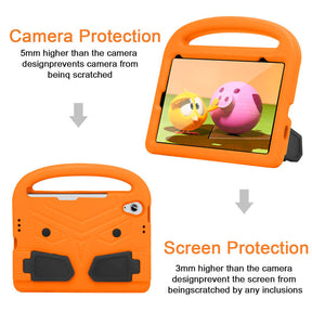 Sparrow iPad Case Kids Safe Shockproof Handle Stand Cover For Mini6-Orange