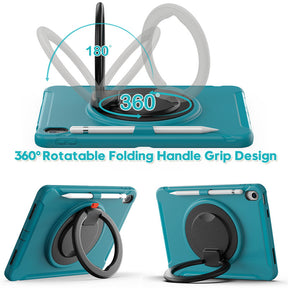 Tablet Case For iPad 10th Full Body Protection with 360¡ã Stand Portable-Blue1