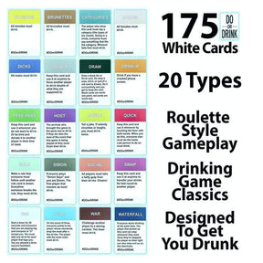 Do or Drink Party Card Game for Camping College Party Funny for Men & Women