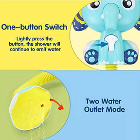 Bath Toy Elephant Automatic Water Pump with Shower Sprinkler for Ages 3+