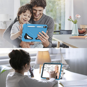 Kids Case Heavy Duty Shockproof with Kickstand for iPad 10th 2022-LightBlue