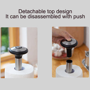 Paper Towel Holder Stainless Steel Easy To Tear Dispenser For Kitchen or Bathroom
