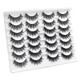 3D Multi-Layer False Eyelashes 14 Pairs Fluffy Cat Eye Lashes-E05
