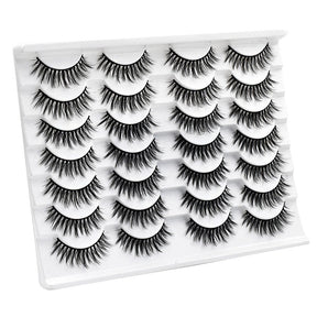 3D Multi-Layer False Eyelashes 14 Pairs Fluffy Cat Eye Lashes-E05