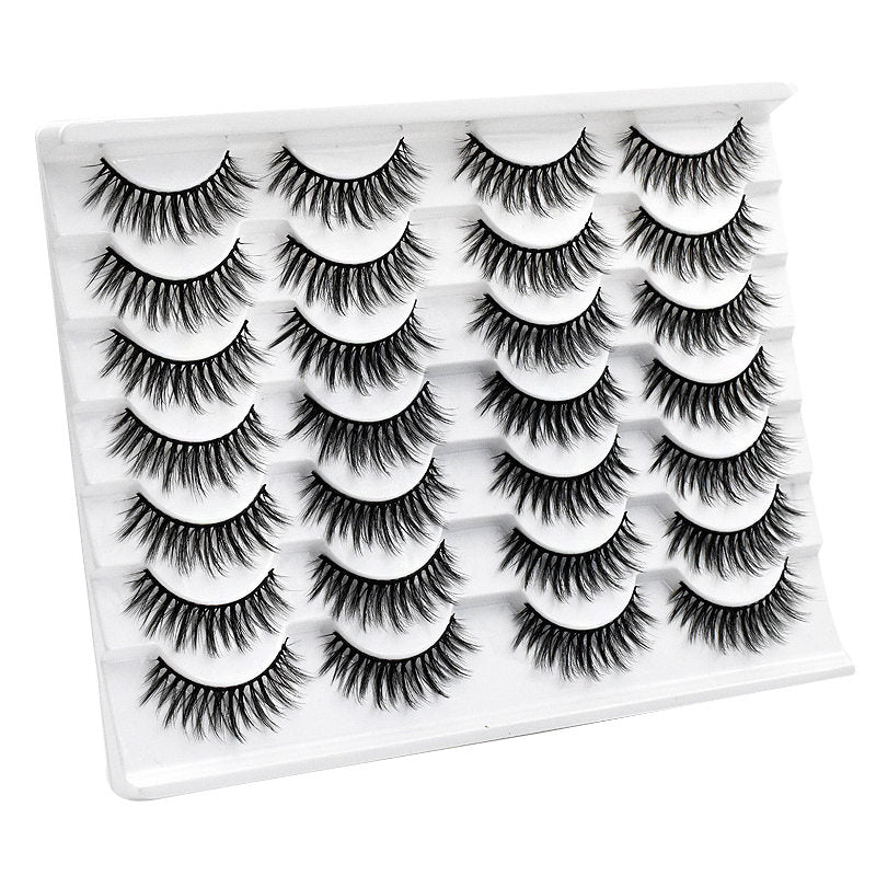 3D Multi-Layer False Eyelashes 14 Pairs Fluffy Cat Eye Lashes-E05