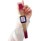 Milanese Loop Band Gradient Mesh Metal Magnetic Clasp for Apple Watch-4