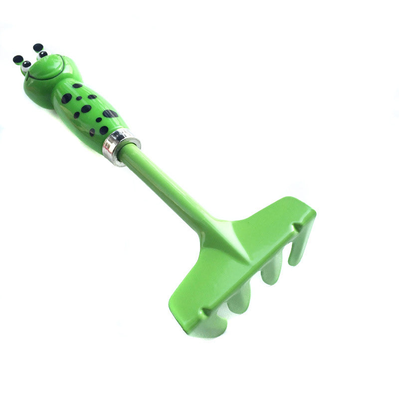 Home & Living20.5cm Kids Gardening Tools Mini Green Hand Rake Safe Toy Gardening Tools for Soil Planting Digging Transplanting