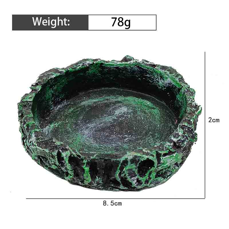 Reptile Food Bowl Habitat Breeding Box for Amphibians-GD015