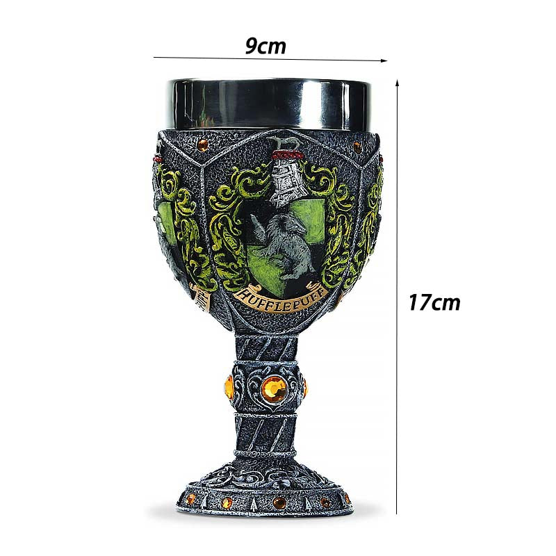 Wizarding World of Harry Potter Hufflepuff Decorative Goblet Figurine-19CM-Multicolor