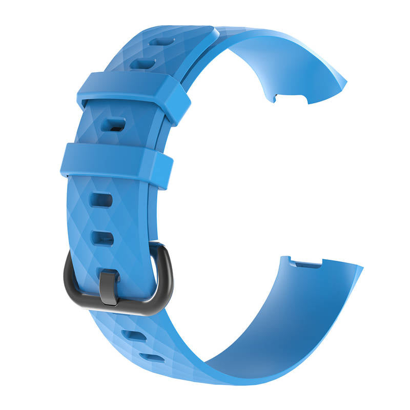 Watch Band For Fitbit Charge 3 Smart Watch Replacement Accessories-Sky Blue