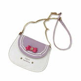 Fashion Kawaii Anime Sailor Moon Cosplay Purse Bow Chain Crossbody Bag-Purple