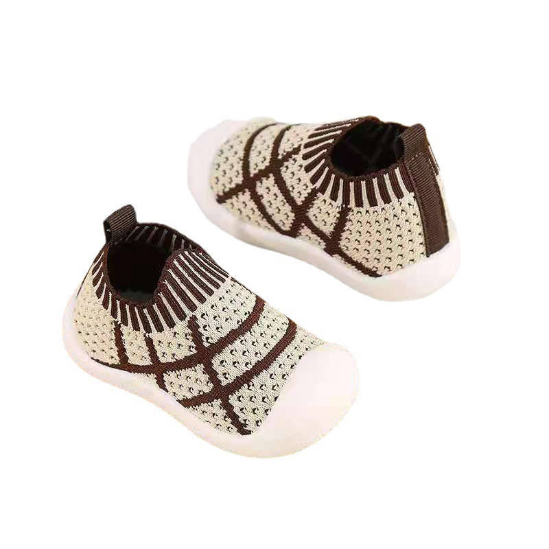 Toddler Shoes Baby First-Walking Trainers Toddler Infant Boys Girls-C004Brown