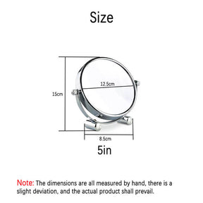 Home & Living5inch Double-sided Magnification Shaving Makeup Mirror