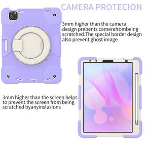 iPad Case For iPad Pro 11/Air 4 with 360¡ãSwivel Stand-Taro Purple