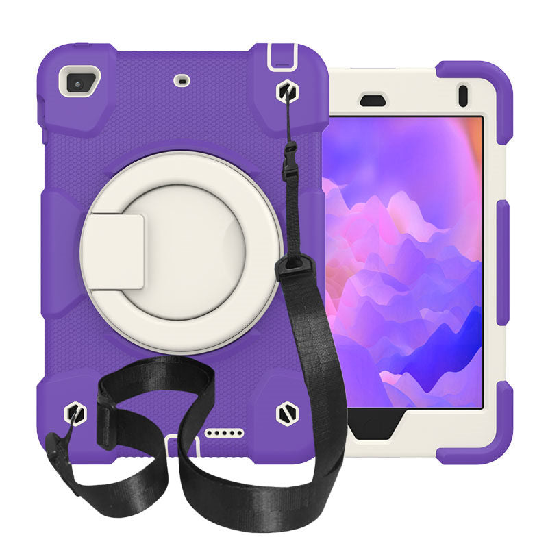 iPad Case For iPad Mini 4/5 with 360¡ãSwivel Stand-Catharanthus Roseus