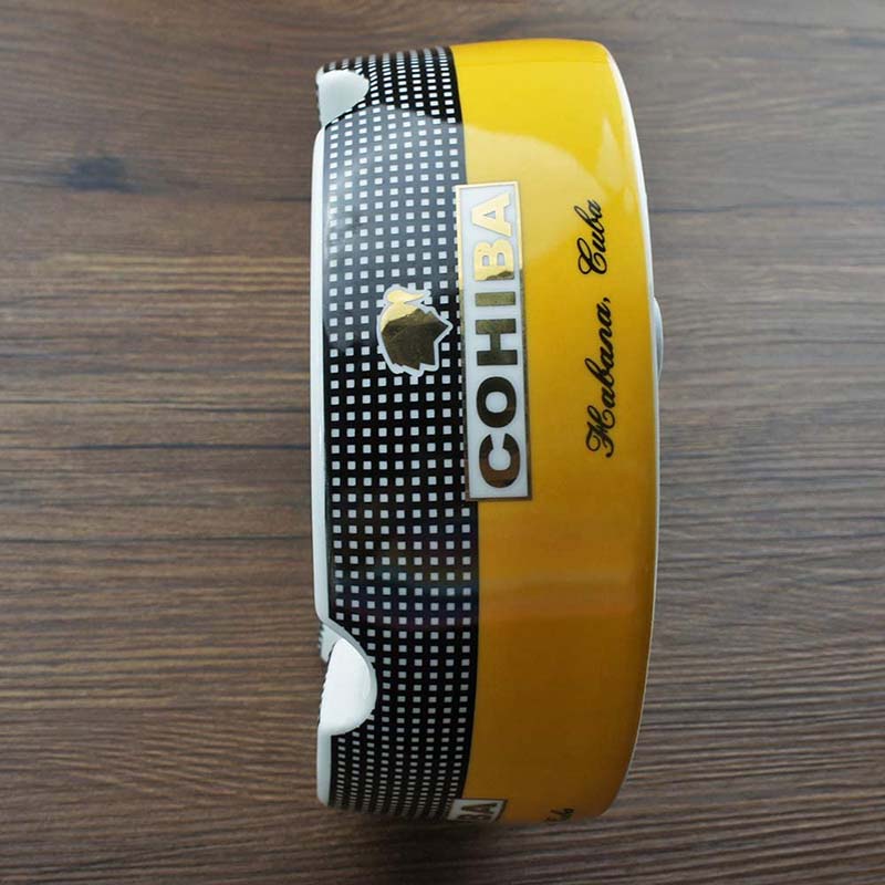 Home & LivingCigar Ashtrays for Cigarettes Large Rest Cigars Ashtray for Patio/Outside/Indoor Porcelain Ashtray