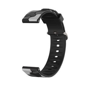 Camo Silicone Watch Band For Samsung Galaxy Watch 42/46mm Gear S3 Frontier/Classic(Camo Gray1)