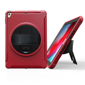 Spider Man 3-Layer Multi-Function Case Hand Strap Tablet Shell For iPad 5/6 iPad Air1/2 iPad Pro 9.7-Red