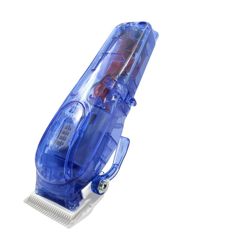 Clear DIY Back Housing Transparent Back Cover for Wahl 5-Star Series Magic Clipper Cordless 8148-Blue