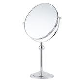 6in Liftable Standing Makeup Mirror Dual-Sided Magnifying-Silver