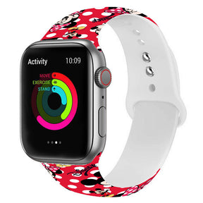 Soft Silicone Cartoon Mickey Mouse Bands for Apple Watch Series SE/6/5/4/3/2/1-C7