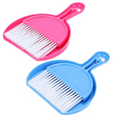 2 Sets Mini Dustpan and Brush for Small Animal Waste-C