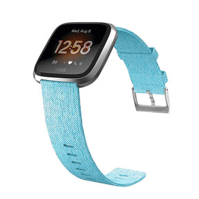FB Watch Band Quick Release Replacement Wristband Breathable Strap For Fitbit Versa/Fitbit Versa 2/Fitbit Versa Lite For Women-Blue