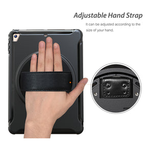 Spider Man 3-Layer Multi-Function Case Hand Strap Tablet Shell For iPad 5/6 iPad Air1/2 iPad Pro 9.7-Black