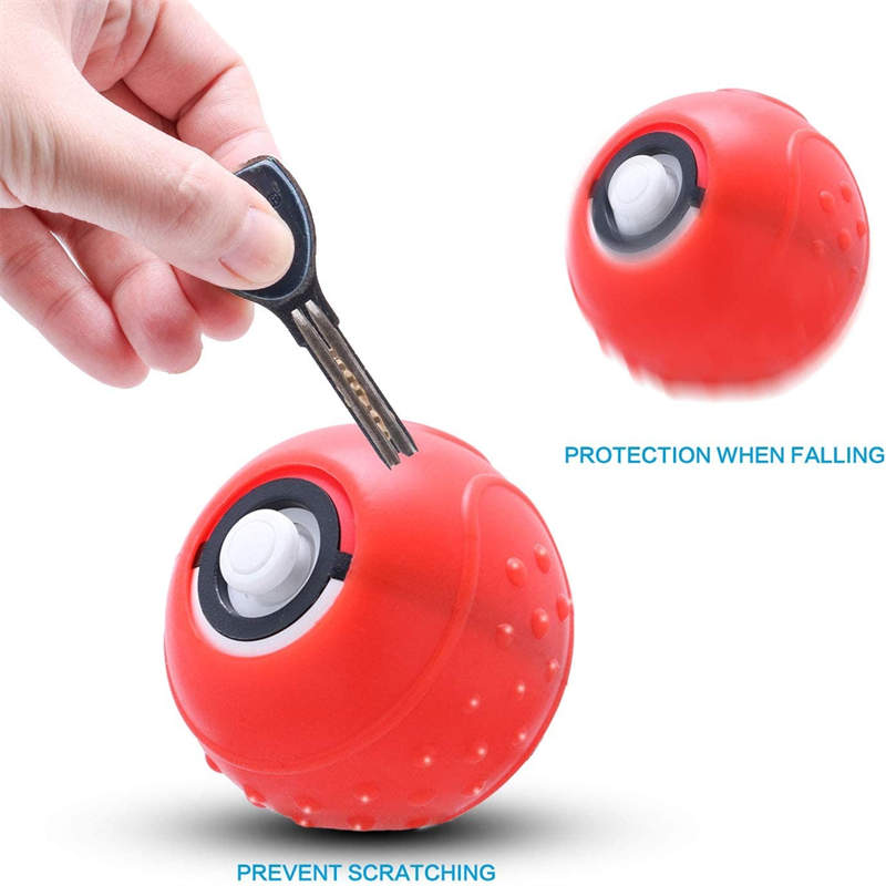 Silicone Grip Case for Poke Ball Plus Controller-Red