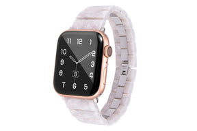 Stainless Steel & Resin Quick Release Strap Wristband for Apple iwatch - Color 07