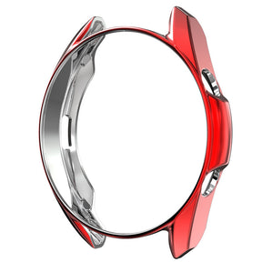 TPU Plated Slim Frame Cover For Galaxy Watch 3 41MM/45MM-Red