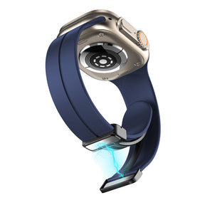 Magnetic Sports Band with Quick Release Soft Silicone for Apple Watch-8