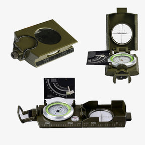 Waterproof Military Compass Night Vision for Hiking Camping Boating