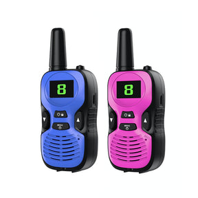 2 Pcs Kids Walkie Talkies Rechargeable Long Range Camping Toys-1