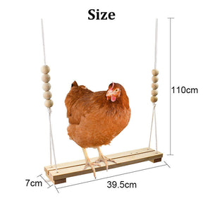 Chicken Swing Toy Durable Perch Ladder for Parrot Pet Chicken