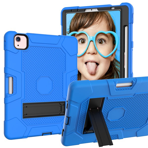 B3 Robot iPad Case Silicone Shockproof Protective Stand Cover For iPad Air4/Air5 10.9 2020-DarkBlue&Black